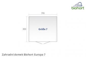 Zahradní domek Europa 7 - Biohort