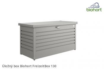 Úložný box FreizeitBox 130, stříbrná metalíza - Biohort