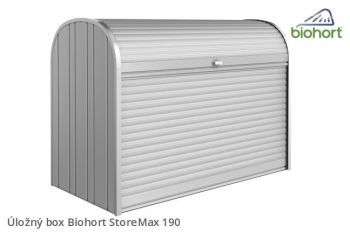Úložný box StoreMax 190, stříbrná metalíza - Biohort