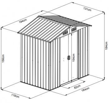 Zahradní domek Maxtore 6x5