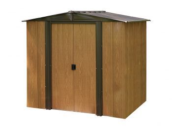 Kovový zahradní domek Arrow Woodlake 6x5