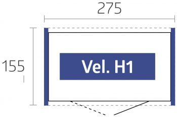 Zahradní domek Highline H1