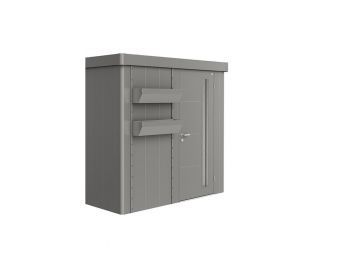 FloraBoard květinové truhlíky pro domek Neo šedý křemen metalíza (balení 2ks) - Biohort