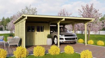 dvojitý Carport ECO 2B 73096