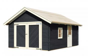Dřevěná garáž Karibu 39936 40 mm antracit