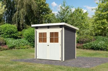 Dřevěný zahradní domek Karibu GLUCKSBURG 2 (68190) terragrau