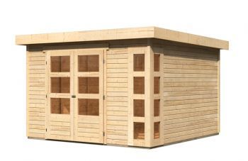 Dřevěný zahradní domek Karibu KERKO 6 (82930) natur