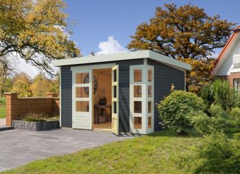 Dřevěný zahradní domek Karibu KERKO 6 (82931) terragrau