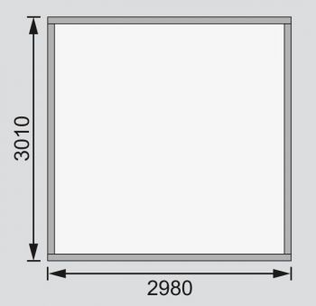 Dřevěný zahradní domek Karibu KERKO 6 (82931) terragrau