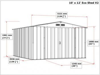 Zahradní domek Duramax Colossus ECO XXL 11,6 m²