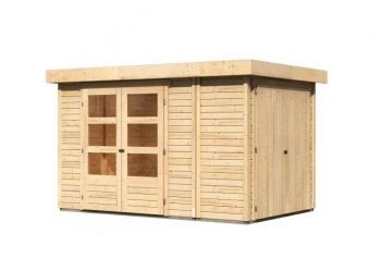 Dřevěný zahradní domek Karibu RETOLA 3 (82954) natur