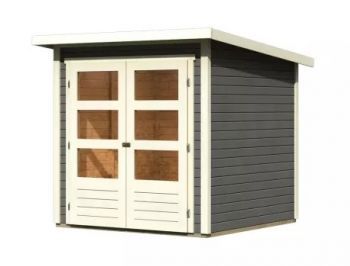 Dřevěný zahradní domek Karibu STOCKACH 2 (77874) terragrau