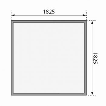 Dřevěný zahradní domek Karibu STOCKACH 2 (77874) terragrau