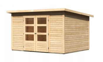Dřevěný zahradní domek Karibu STOCKACH 5 (82982) natur