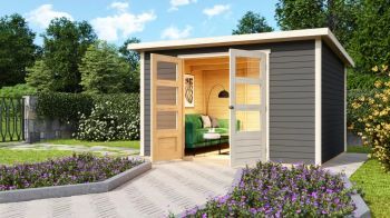 Dřevěný zahradní domek Karibu STOCKACH 5 (82983) terragrau