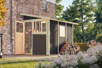 Dřevěný zahradní domek Karibu WANDLITZ 3 (73073) terragrau