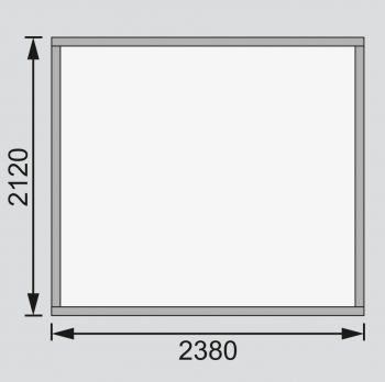 Dřevěný zahradní domek Karibu KERKO 3 (82927) terragrau