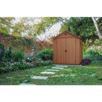 Zahradní plastový domek Darwin 6x6 hnědý Keter 249360