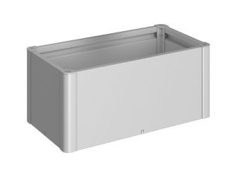 Truhlík Belvedere 100 mini, stříbrná metalíza - Biohort