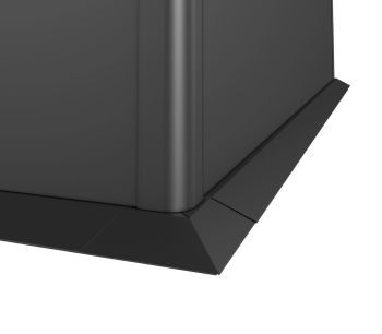 Soklová lišta, tmavě šedá metalíza