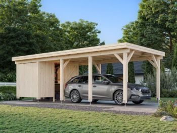 Přístřešek na auto Karl 23.1 m2 s úložným prostorem