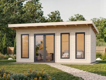 Zahradní domek Aurelia 15.2 m2 (hliníková okna a dveře)