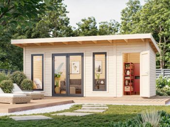 Zahradní domek Aurelia 16.7 m2 (hliníková okna a dveře)