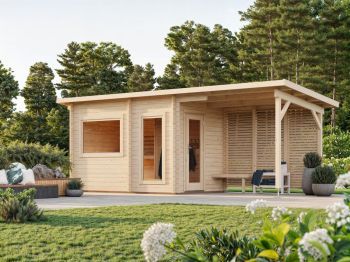 Finská sauna Sanna 6.8 + 5.9 m2