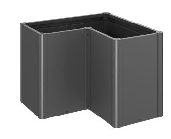 Truhlík Belvedere L100 maxi, tmavě šedá metalíza - Biohort