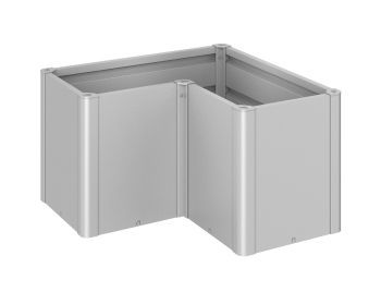 Truhlík Belvedere L100 midi, stříbrná metalíza - Biohort