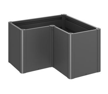 Truhlík Belvedere L100 midi, tmavě šedá metalíza - Biohort