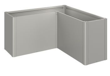 Truhlík Belvedere L150 maxi, šedý křemen metalíza - Biohort