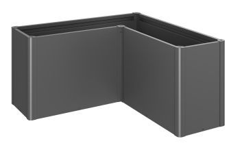 Truhlík Belvedere L150 maxi, tmavě šedá metalíza - Biohort