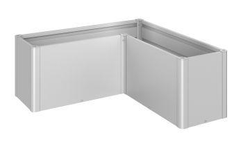 Truhlík Belvedere L150 midi, stříbrná metalíza - Biohort