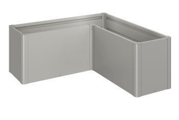 Truhlík Belvedere L150 midi, šedý křemen metalíza - Biohort