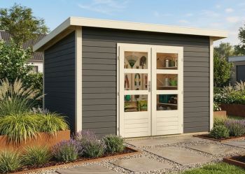 Dřevěný zahradní domek Karibu NORTHEIM 5 (91464) terragrau