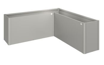 Truhlík Belvedere L200 maxi, šedý křemen metalíza - Biohort