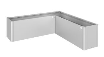 Truhlík Belvedere L200 midi, stříbrná metalíza - Biohort