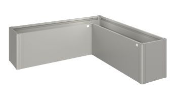 Truhlík Belvedere L200 midi, šedý křemen metalíza - Biohort