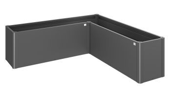 Truhlík Belvedere L200 midi, tmavě šedá metalíza - Biohort