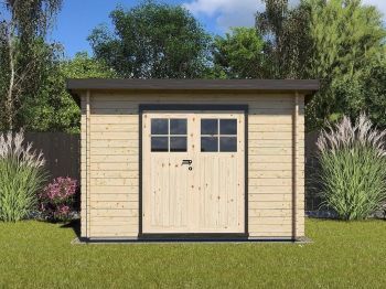Zahradní domek Robin 300x200 Ekonomik, dvoukřídlé dveře