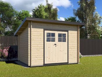 Zahradní domek Robin 350x200 Ekonomik, dvoukřídlé dveře