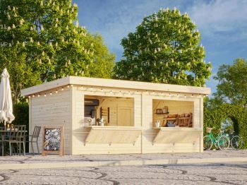 Prodejní stánek Lenna 16.6 m2 (dvě prodejní okna)
