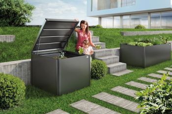 Compostér MonAmi tmavě šedá metalíza - Biohort