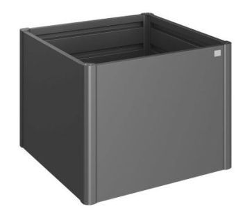 Zvýšený truhlík na zeleninu 100x100 tmavě šedá metalíza - Biohort