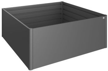 Zvýšený truhlík na zeleninu 200x200 tmavě šedá metalíza - Biohort