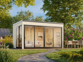 Zahradní domek Serena 12,6 m2 (set 1) s posuvnými dveřmi