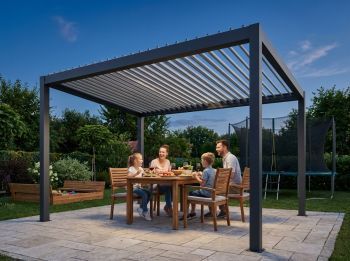 Hliníková bioklimatická pergola PREMIUM 500x300 cm