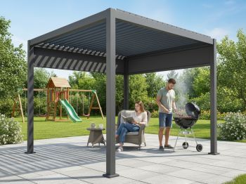 Hliníková bioklimatická pergola PREMIUM 300x300 cm