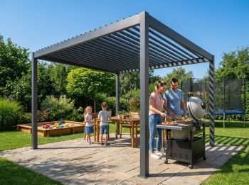 Hliníková bioklimatická pergola PREMIUM 400x300 cm